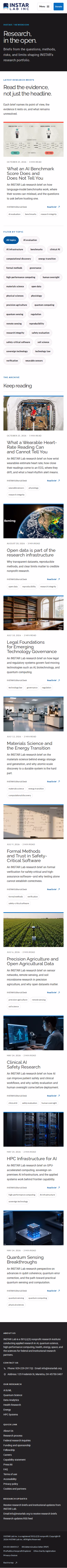 Screenshot thumbnail of News — INSTAR Lab (/news/) at mobile viewport
