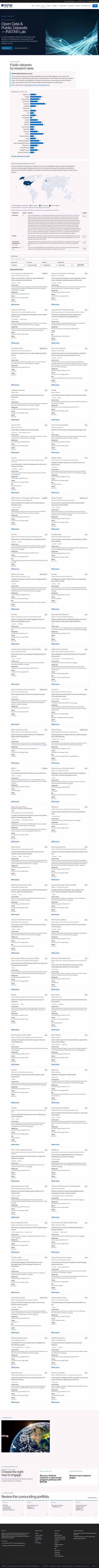 Screenshot thumbnail of Open Data & Public Datasets — INSTAR Lab (/research/open-data/) at desktop viewport